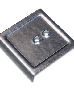 Guide shoe 2mm Zn MCZ for feed trough laying/rearing